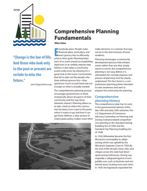 Comprehensive Planning Fundamentals