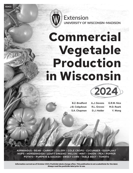 Commercial Vegetable Production in Wisconsin—2024