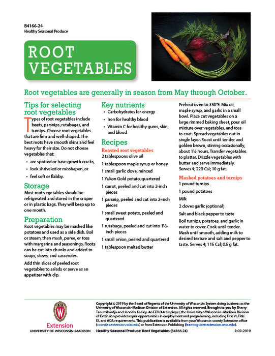 Healthy Seasonal Produce: Root Vegetables