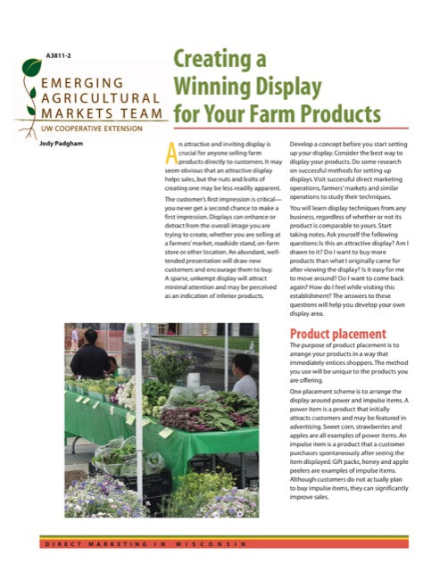 Direct Marketing: Creating a Winning Display for Your Farm Products
