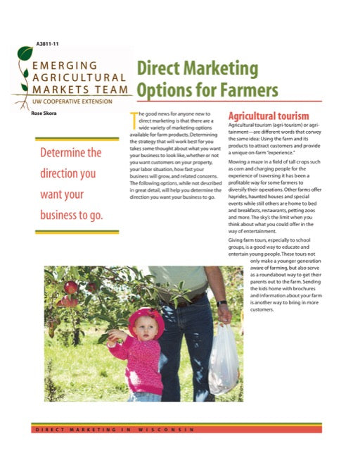 Direct Marketing: Direct Marketing Options for Farmers