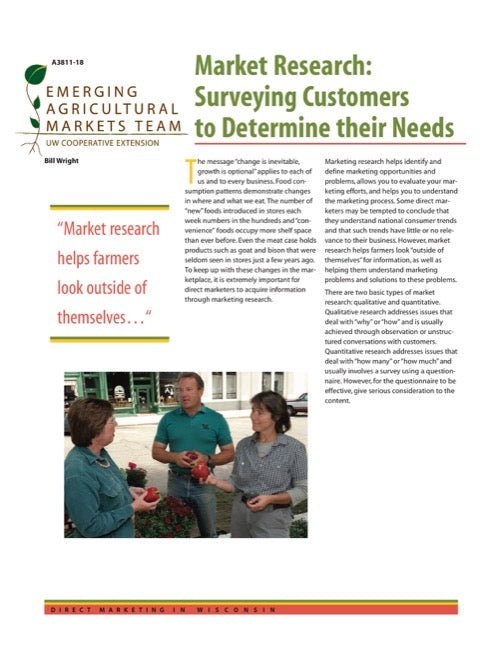 Direct Marketing: Market Research: Surveying Customers to Determine Their Needs