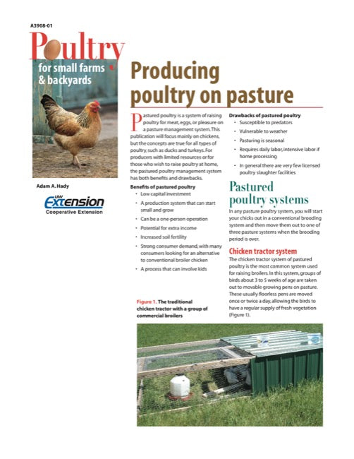 Producing Poultry on Pasture