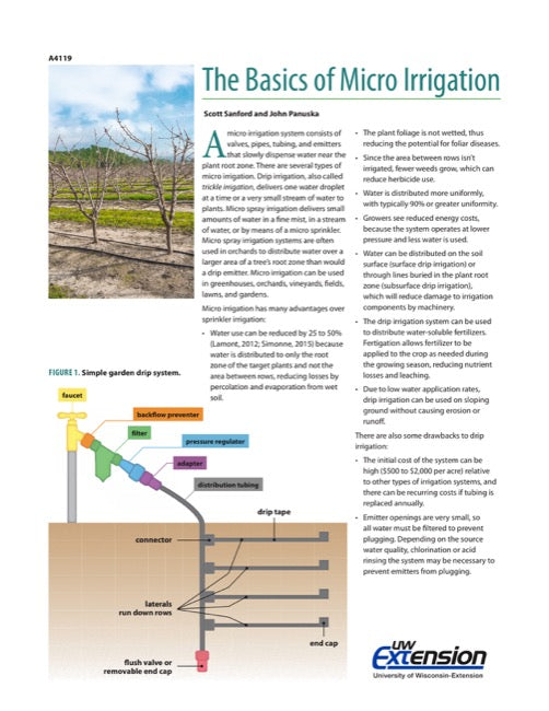 The Basics of Micro Irrigation