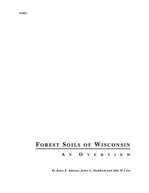 Forest Soils of Wisconsin: An Overview