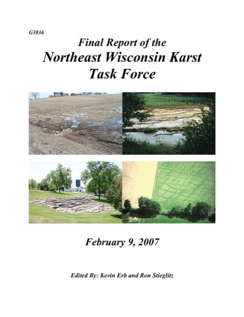 Final Report of the Northeast Wisconsin Karst Task Force