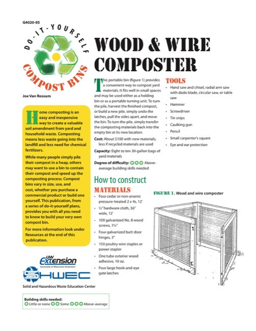 Wood & Wire Composter