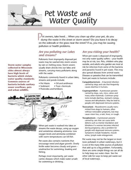 Pet Waste and Water Quality