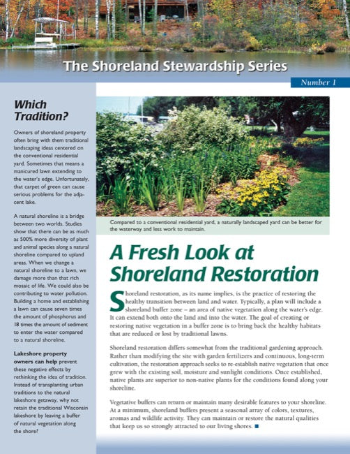 Fresh Look at Shoreland Restoration