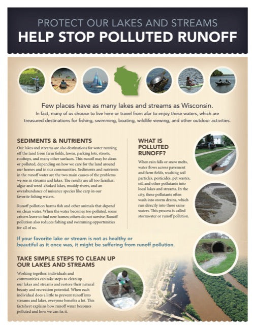 Protect Our Lakes & Streams: Help Stop Polluted Water Runoff