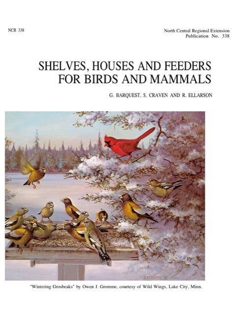 Shelves, Houses and Feeders for Birds and Mammals